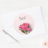 Beste wensen Flower Sticker (Envelop)