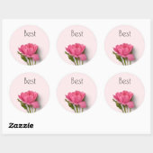 Beste wensen Flower Sticker (Vel)