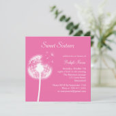 Beste wensen! (fuchsia) kaart (Staand voorkant)