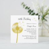 Beste wensen! Geel Kaart (Staand voorkant)