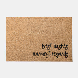 Beste wensen Hartelijke groeten Welkom Mat Doormat