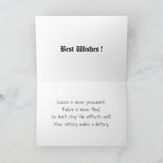 Beste wensen kaart (Binnen)