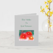 Beste wensen>Kaarten bij pensionering Kaart (Gele Bloem)