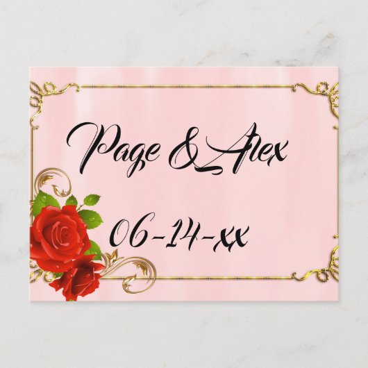 Beste wensen nieuw weddenschap over de bestemming  briefkaart (Voorkant)