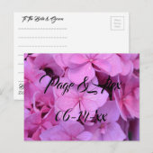 Beste wensen nieuw weddenschap over de bestemming  briefkaart (Voorkant / Achterkant)