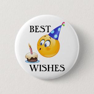 Beste Wensen Ronde Button 5,7 Cm