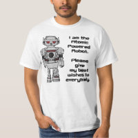 Beste wensen van atoomrobot met Speelgoed