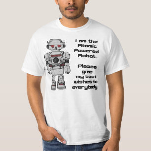 Beste wensen van atoomrobot met Speelgoed T-shirt
