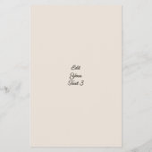 Beste wensen voor een Happy Thanksgiving Flyer (Achterkant)