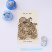 Beste wensen voor een Happy Thanksgiving Flyer (Enkel)