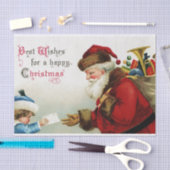 Beste wensen voor een vrolijk kerstfeest! tissuepapier (Craft)