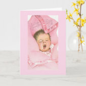 - beste wensen voor jou en baby, kaart (Gele Bloem)