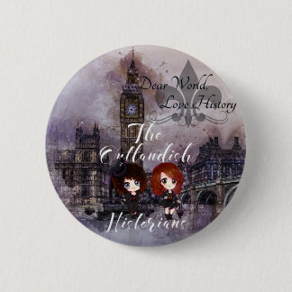 Beste wereld, liefdesgeschiedenis podiumpredikaat  ronde button 5,7 cm