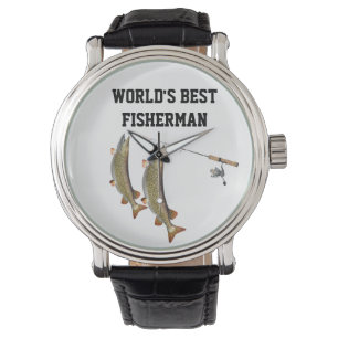 BESTE WERELD **VISHERMAN* WATCH VOOR HEM HORLOGE