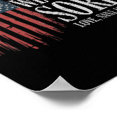 Beste wereld we zijn zo sorry liefde gezonde ameri poster (Hoek)