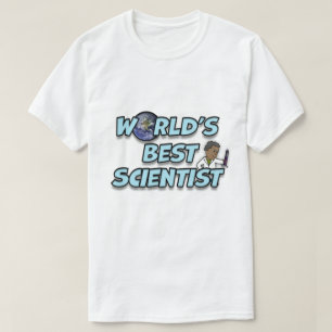 Beste wetenschapper ter wereld t-shirt