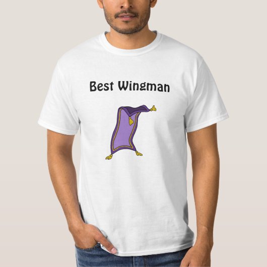 Beste Wingman! T-shirt (Voorkant)