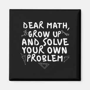 Beste Wiskunde groeit Funny Wiskunde Probleem Quot Magneet