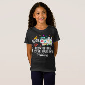 Beste Wiskunde groeit omhoog en lost uw eigen prob T-shirt (Voorkant volledig)