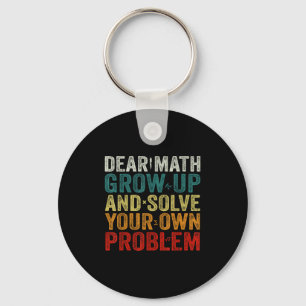 Beste Wiskunde groeit op en lost uw eigen probleme Sleutelhanger