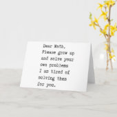 Beste wiskunde lost uw eigen problemen op kaart (Gele Bloem)