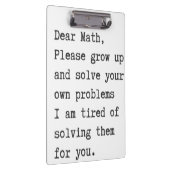 Beste wiskunde lost uw eigen problemen op klembord (Rechts)