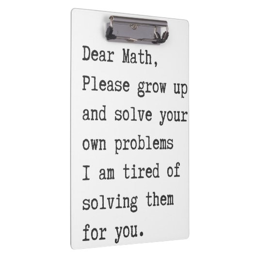 Beste wiskunde lost uw eigen problemen op klembord (Rechts)