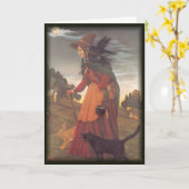 Beste Wytches Halloween Kaart (Gele Bloem)