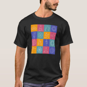 Beste Yoga-achterprint 1 T-shirt