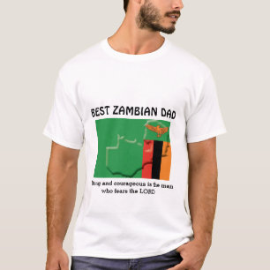 BESTE ZAMBIAN DAD Sterk moedig, persoonlijk T-shirt