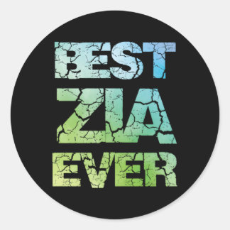 Beste Zia ooit voor favoriete Zia Ronde Sticker