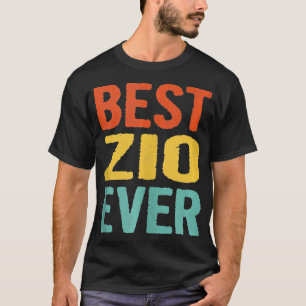  Beste Zio Ever Grappige Retro Verjaardagscadeau v T-shirt