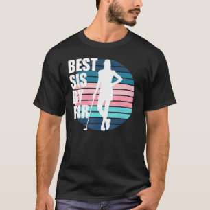 Beste Zis door Par Golf Birthday Golf Zuster Vrouw T-shirt