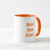 Beste zon/zoon ooit! mok (Voorkant rechts)