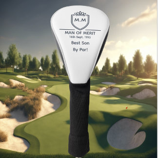 Beste Zoon Monogram Eerste Letters Naam Man Van Ve Golfheadcover