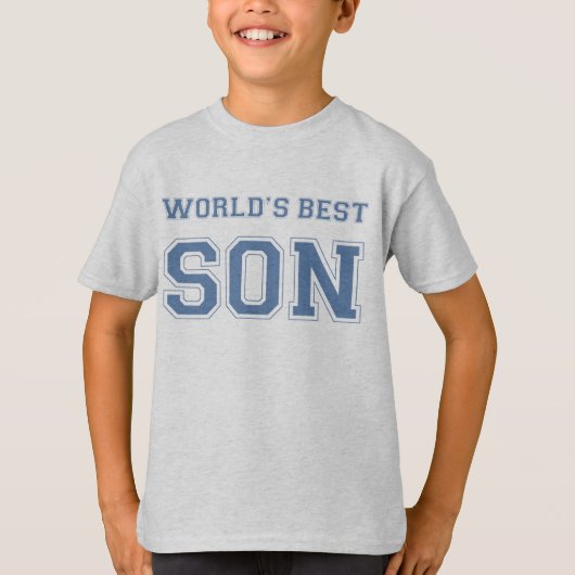 Beste zoon van de wereld t-shirt (Voorkant)