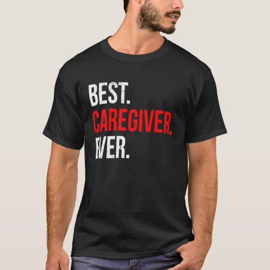 Beste zorgverlener ooit t-shirt (Voorkant)