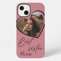 Beste Zus Foto Elegant Modern Zwart