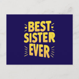 Beste Zus Ooit  Briefkaart