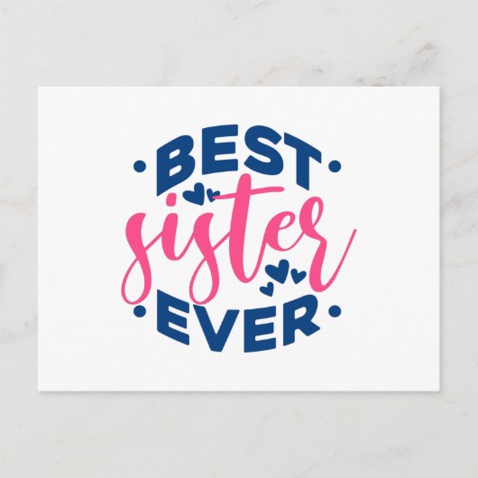 Beste Zus Ooit Briefkaart (Voorkant)