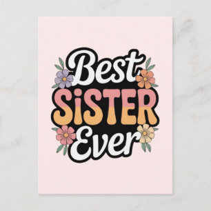 Beste Zus Ooit  Briefkaart