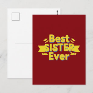 Beste Zus Ooit Briefkaart