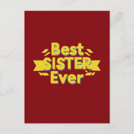 Beste Zus Ooit Briefkaart