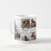 Beste zus ooit Keepsake Fotocollage Koffiemok (Voorkant links)