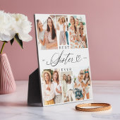 Beste zus ooit zuster script hart foto collage fotoplaat