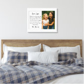 Beste Zus Script Fotocollage Canvas Afdruk (Insitu (Slaapkamer))