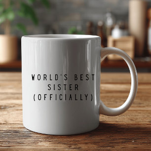 Beste Zus TER Wereld - OFFICIEEL Koffiemok