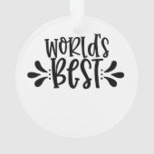 Beste zus/vriend van de wereld - zie terug. ornament (achterkant)