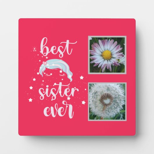 Beste zuster-fotosjabloon fotoplaat (Voorkant)