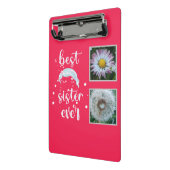 Beste zuster-fotosjabloon mini klembord (Angled2)